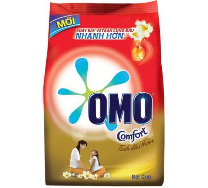 Bột giặt OMO  hương  Comfor  gói 700g Thùng 18 gói